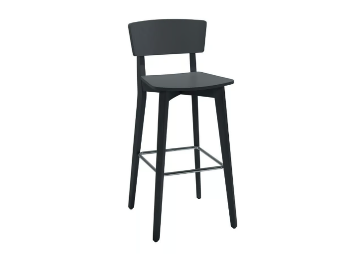 HELLEN SG01S - High beech stool with integrated cushion _ New Life